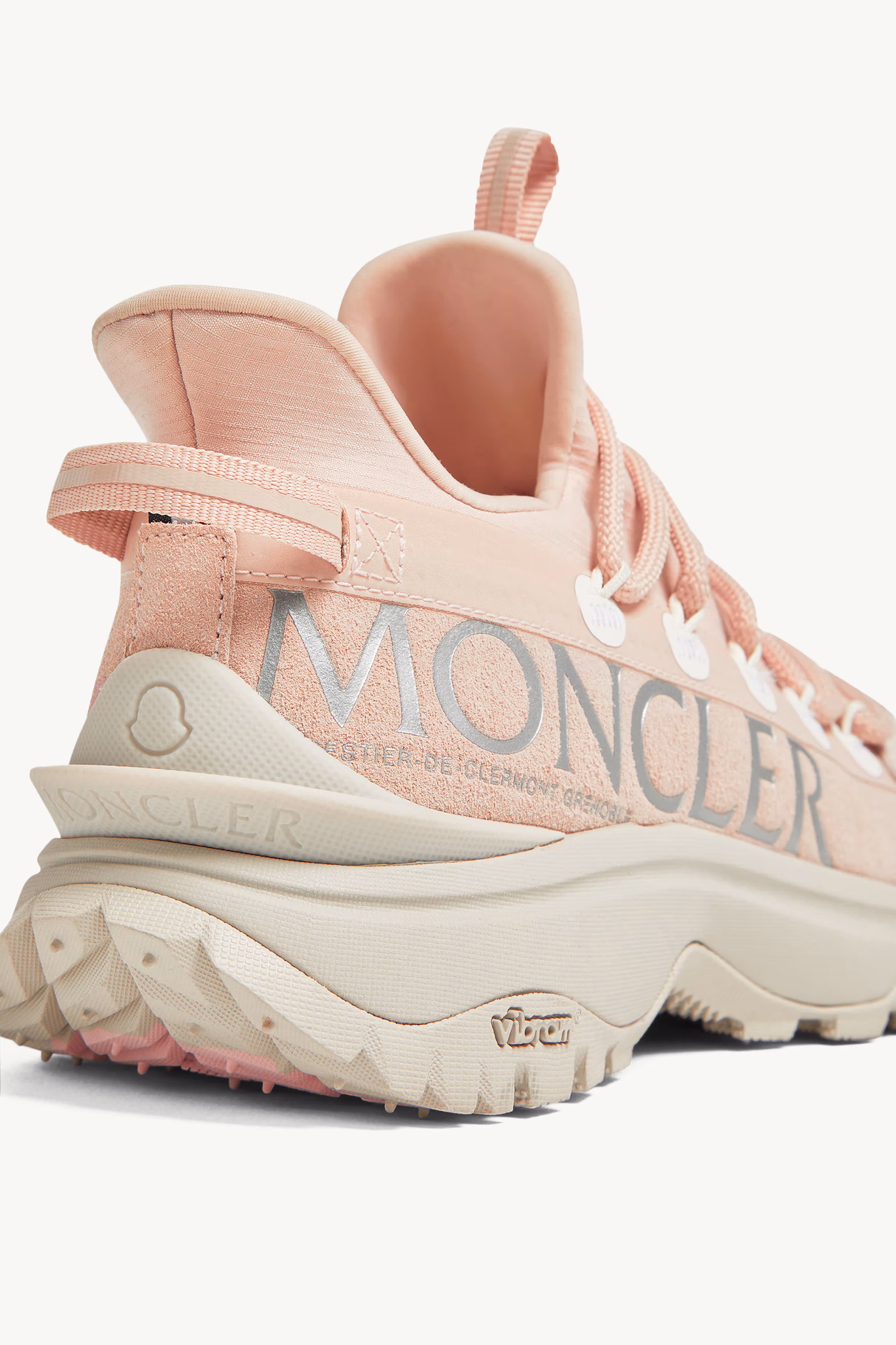 Sneakers Trailgrip Lite 2 en cuir et daim Femmes Rose Clair Moncler 4